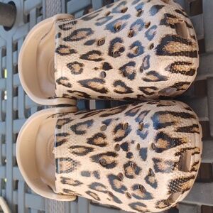 Leopard Print Crocs - NEVER WORN